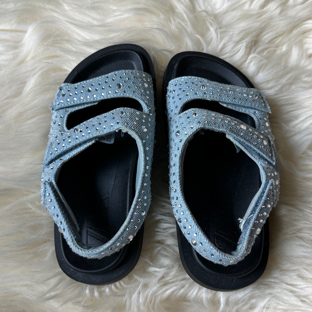 Zara Kids Light Blue Sandals - Picture 3 of 8